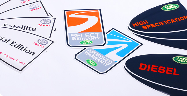 Windscreen Flashes (stickers)